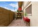 Private outdoor patio area perfect for relaxing or entertaining at 355 E Thomas Rd # B110, Phoenix, AZ 85012