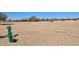 View of the lot showcasing the desert terrain and a whimsical cactus decoration at 35524 N 215Th Dr, Wittmann, AZ 85361