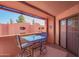 This cozy balcony offers a charming spot to relax, complete with outdoor seating and relaxing views at 4303 E Cactus Rd # 408, Phoenix, AZ 85032