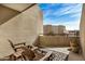 Outdoor living with relaxing Adirondack chairs and blue sky views at 4850 E Desert Cove Ave # 251, Scottsdale, AZ 85254
