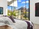 Serene bedroom with a view of the mountains at 4900 E Arroyo Verde Dr, Paradise Valley, AZ 85253