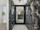 Modern shower with gorgeous marble design at 4900 E Arroyo Verde Dr, Paradise Valley, AZ 85253