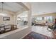 Spacious living room and kitchen features an open floor plan and neutral color palette at 5323 E Thunder Hawk E Rd, Cave Creek, AZ 85331