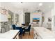 Open kitchen flowing into the dining and living area, creating an ideal space for entertaining guests at 5456 E Woodridge Dr, Scottsdale, AZ 85254