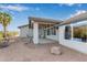 Expansive back patio perfect for outdoor living and entertaining with desert landscape views at 6404 S Lazy Ln, Gold Canyon, AZ 85118