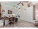 Office space with a ceiling fan, tile floor, and bright neutral wall paint at 6404 S Lazy Ln, Gold Canyon, AZ 85118