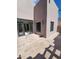 Private outdoor patio featuring paved flooring and access to the interior through sliding glass doors at 6411 S River Dr # 53, Tempe, AZ 85283