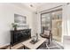 Comfortable living area with modern decor, a plush rug, and an outdoor view at 6605 N 93Rd Ave # 1022, Glendale, AZ 85305
