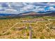 Expansive aerial view of property with mountain views, highlighting lot size and natural desert landscape at 86Xx E Stagecoach Pass # 4, Carefree, AZ 85377