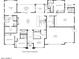 Modern house floor plan showing primary suite, great room, kitchen, bedrooms, and 3-car garage at 86Xx E Stagecoach Pass # 5, Carefree, AZ 85377