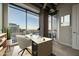 Office with views features floor-to-ceiling windows offering amazing city views, with a modern desk at 1 E Lexington Ave # 1211, Phoenix, AZ 85012