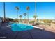 Inviting pool with diving board and desert views at 17104 E Rand Dr, Fountain Hills, AZ 85268