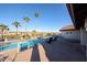 Backyard swimming pool with desert views and ample space for lounging, perfect for enjoying sunny days at 17104 E Rand Dr, Fountain Hills, AZ 85268