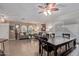 Spacious living room with tile floors and contemporary furnishings at 221 N 151St Ave, Goodyear, AZ 85338