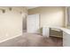 Neutral bedroom features plush carpet, a built-in desk, and ample natural light at 3751 S Vista Pl, Chandler, AZ 85248