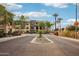 Street view of community buildings with mature trees and landscaped grounds in a desirable neighborhood at 7609 E Indian Bend Rd # 2008, Scottsdale, AZ 85250