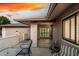 Relaxing outdoor patio with comfortable seating, offering a serene space for enjoying the beautiful views at 12703 W Shadow Hills Dr, Sun City West, AZ 85375