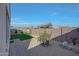 Spacious backyard with desert landscaping, artificial grass, and block fence at 20012 W Campbell Ave, Buckeye, AZ 85396