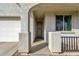 Inviting home entryway features a decorative front door and neutral paint color at 20308 E Broadmoor Trl, Queen Creek, AZ 85142