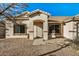 Inviting front entrance with desert landscaping and a covered entry at 3756 E Camden Ave, San Tan Valley, AZ 85140