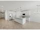 Modern kitchen with stainless steel appliances and a large center island at 3806 N Camden Dr, Florence, AZ 85132