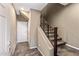 Inviting entryway with tile flooring, and a staircase, offering both style and functionality at 3935 E Rough Rider Rd # 1368, Phoenix, AZ 85050