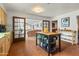 Spacious kitchen with terracotta tile and a central island, opening to the living room at 4308 E Montecito Ave, Phoenix, AZ 85018
