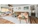 Cozy living room with a plush sectional sofa, ceiling fan, and modern decor at 4308 E Montecito Ave, Phoenix, AZ 85018