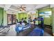 Brightly-lit exercise room featuring treadmills, ellipticals, and free weights at 5124 N 31St Pl # 536, Phoenix, AZ 85016
