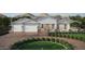 Charming home features a three-car garage and a beautifully landscaped front yard with mountain views at 9318 E Cloudview Ave, Gold Canyon, AZ 85118