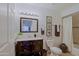 Bathroom with a stylish vanity, framed mirror, and coordinated decor at 9990 N Scottsdale Rd # 2020, Paradise Valley, AZ 85253