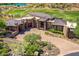 Overhead shot of the home featuring desert landscaping and a paved driveway at 10224 N Azure Vista Trl, Fountain Hills, AZ 85268