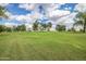 Lush green golf course with trees and a clear blue sky, perfect for leisurely recreation at 10511 W Wheatridge Dr, Sun City, AZ 85373