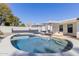 Stunning pool area with sun loungers and umbrellas, perfect for relaxation and entertainment at 12236 N 59Th St, Scottsdale, AZ 85254