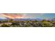 Scenic desert landscape view with mountains in the distance at sunset at 13502 E Jomax Rd, Scottsdale, AZ 85262