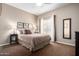 Cozy main bedroom is bright and spacious at 14000 N 94Th St # 1118, Scottsdale, AZ 85260