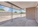 Covered patio with view of the backyard and perimeter fencing at 6308 E Billings St, Mesa, AZ 85205