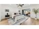 Bright main bedroom features a sliding glass door and a decorative rug at 8088 E Via Del Valle --, Scottsdale, AZ 85258