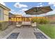 An inviting outdoor patio with comfortable seating offers a perfect relaxation spot at 10719 E Simone Ave, Mesa, AZ 85212