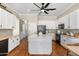 Bright kitchen featuring a large island, stainless steel appliances and lots of cabinet space at 10722 E Keats Ave, Mesa, AZ 85209