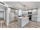 Modern kitchen featuring white cabinets, stainless steel appliances, and center island at 1716 W Butler Dr, Phoenix, AZ 85021
