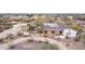 Aerial view of charming desert home featuring a large private lot at 2107 N Campo Allegre Dr, Tempe, AZ 85288