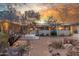 Backyard features desert landscaping at 2107 N Campo Allegre Dr, Tempe, AZ 85288