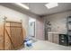 Garage workshop space with an exterior door at 2107 N Campo Allegre Dr, Tempe, AZ 85288