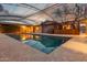 Stunning pool with structure above, perfect for relaxation and entertainment at 2107 N Campo Allegre Dr, Tempe, AZ 85288