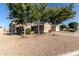 Inviting curb appeal with mature trees shading the front yard at 6129 S White Pl, Chandler, AZ 85249