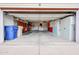 Spacious garage with organized storage, laundry machines, and utility workspace at 6331 W Eva St, Glendale, AZ 85302