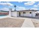 Charming backyard view with pool, low-maintenance landscaping, and cozy covered patio at 7745 N 33Rd Ave, Phoenix, AZ 85051