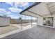 Covered patio with views of the fenced backyard, providing a comfortable outdoor living space at 7745 N 33Rd Ave, Phoenix, AZ 85051