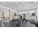 Fully-equipped gym with state-of-the-art treadmills, ellipticals, and weights for a complete workout routine at 9708 E Via Linda -- # 2328, Scottsdale, AZ 85258
